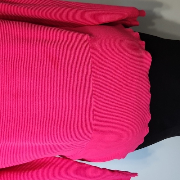 Nine West Bright Pink Ribbed Sweater - Picture 12 of 14